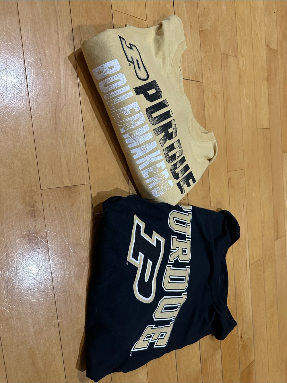 Pro Edge Purdue Boilermakers Short Sleeve Tees - Black & Gold